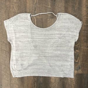 Express One-Eleven Loose-Fit Open-Back Top - Small